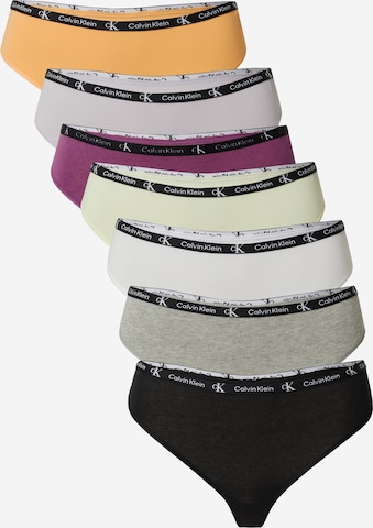 Calvin Klein Underwear Thong in Mixed colors: front