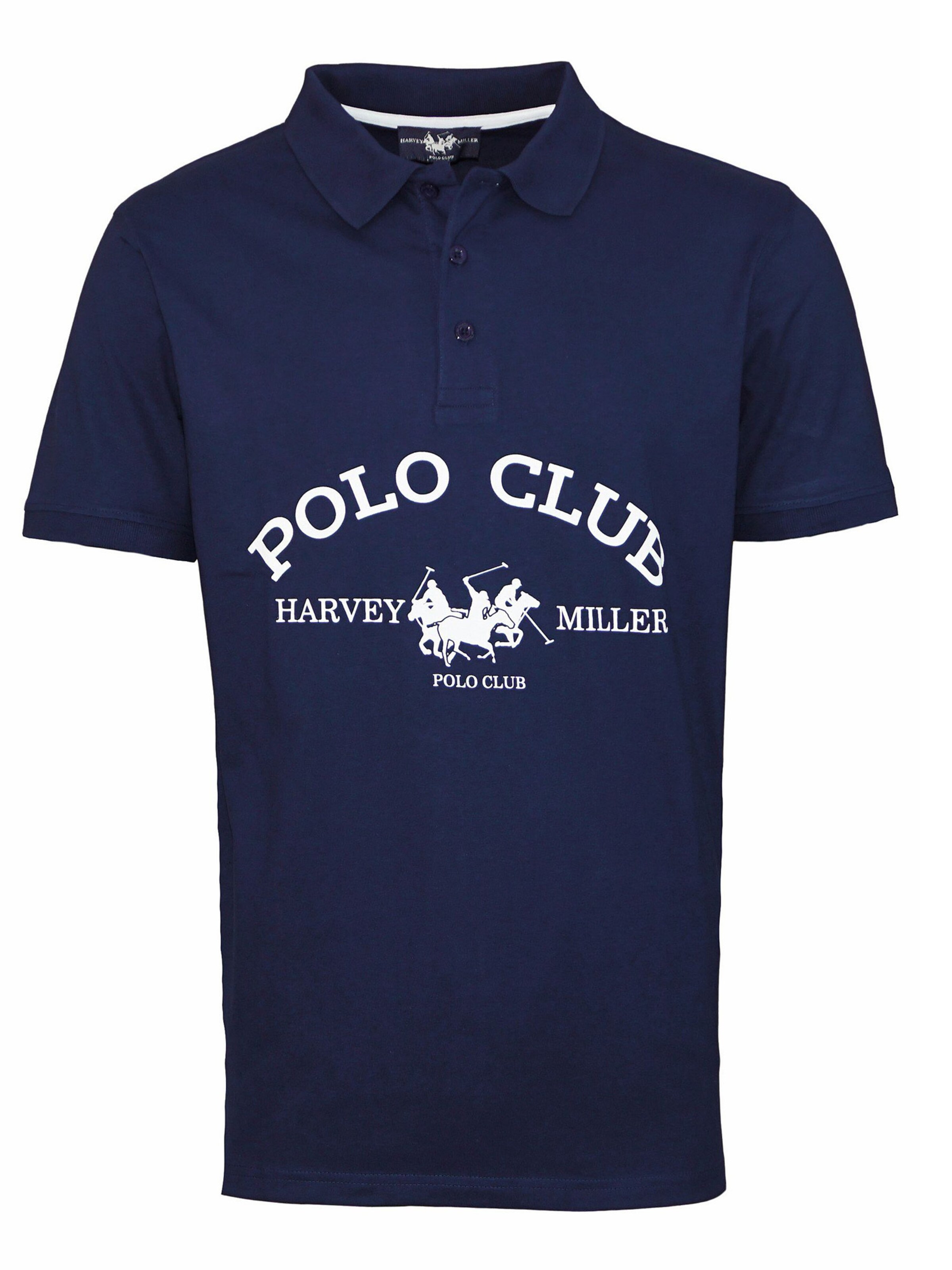 T-Shirt HARVEY MILLER en bleu : devant