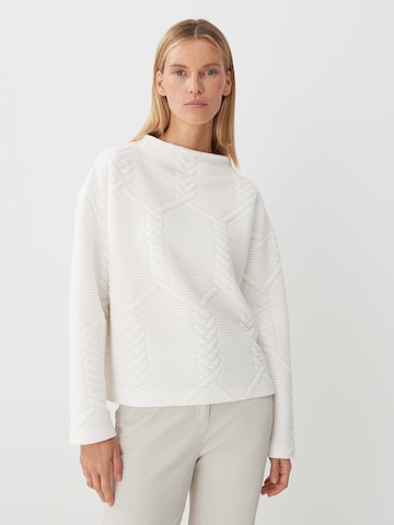 Sweat-shirt 'Uletti' Someday en blanc : devant