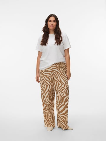Vero Moda Curve regular Bukser 'FRIGA' i beige
