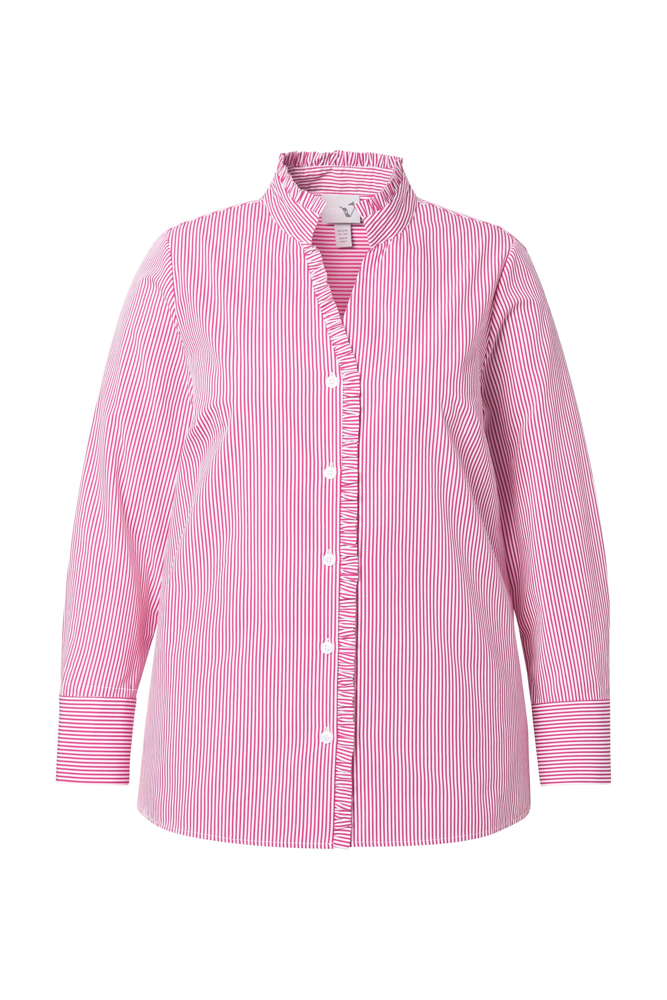 Ulla Popken Blouse in Roze: voorkant
