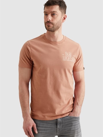 PME Legend Bluser & t-shirts 'T-shirt in jersey with small artwork' i pink: forside