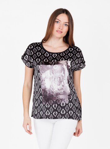 Key Largo T-Shirt 'TIKKA ' in Schwarz: predná strana