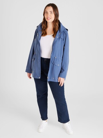 Parka mi-saison 'Starline Spring' ONLY Carmakoma en bleu