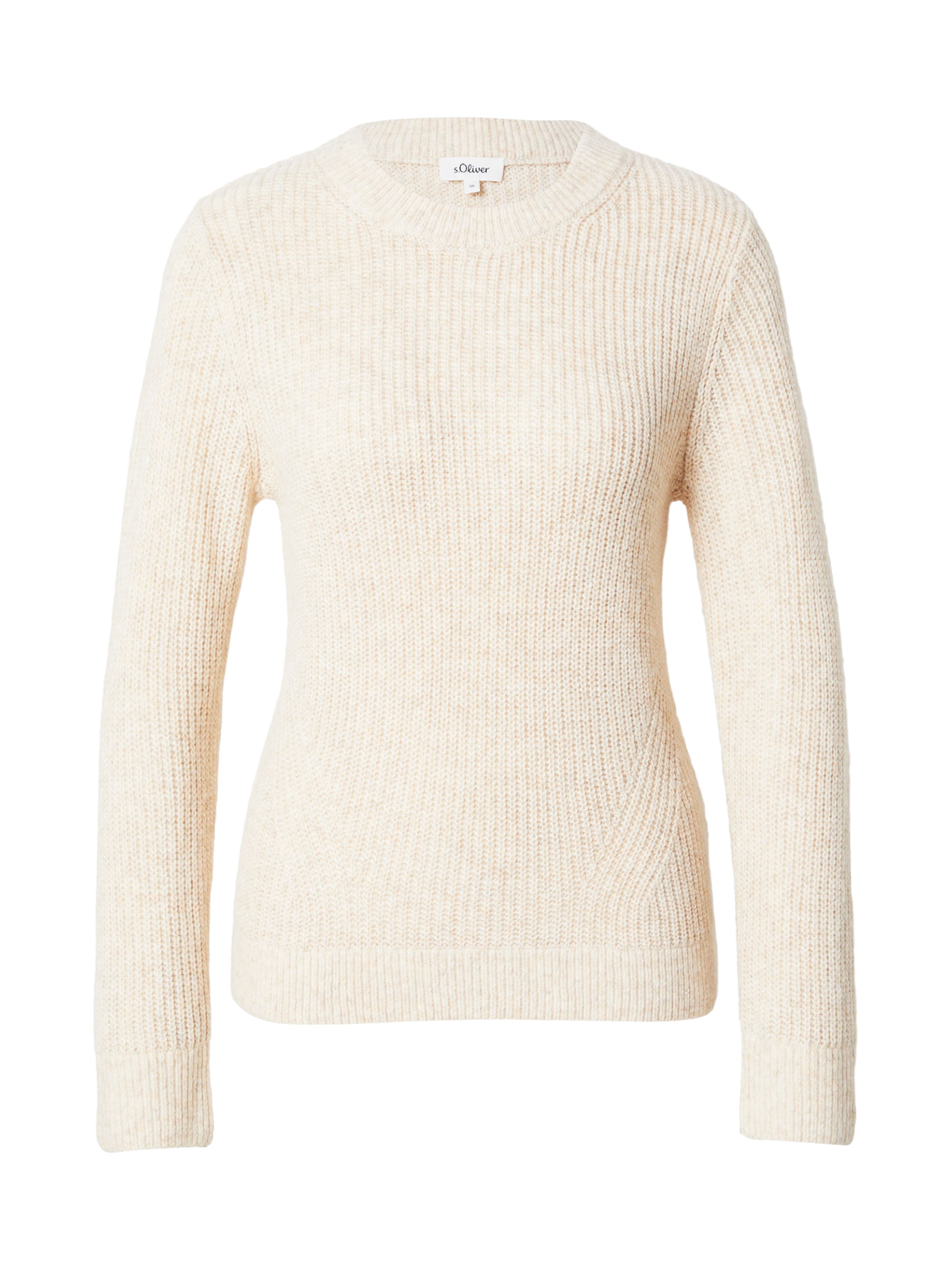 s.Oliver Sweater in Beige: front
