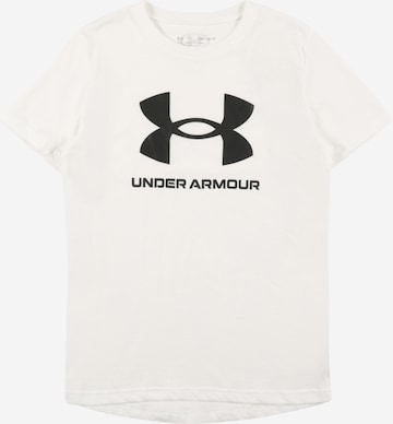 Maglia funzionale di UNDER ARMOUR in bianco: frontale