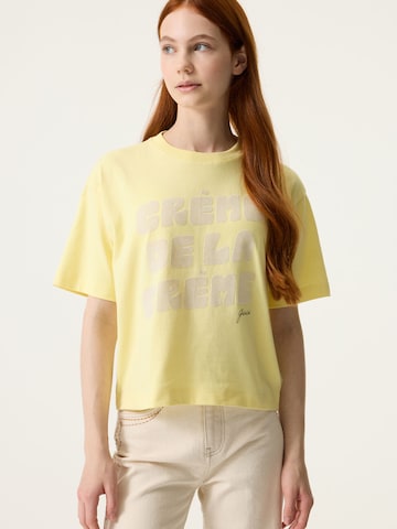 GARCIA Μπλουζάκι σε κίτρινο: μπροστά