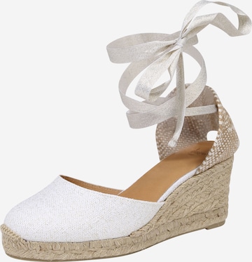 Castañer Sandals 'Carina 6' in White: front