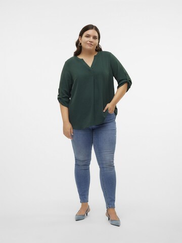 Vero Moda Curve Bluse 'ELVA' i grøn