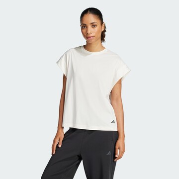 ADIDAS PERFORMANCE Performance shirt in White: front