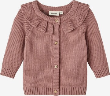 NAME IT Knit Cardigan in Pink: front