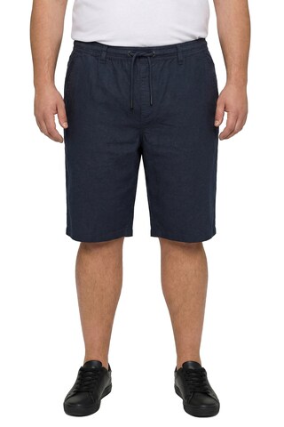 Men Plus Regular Trousers in Blue