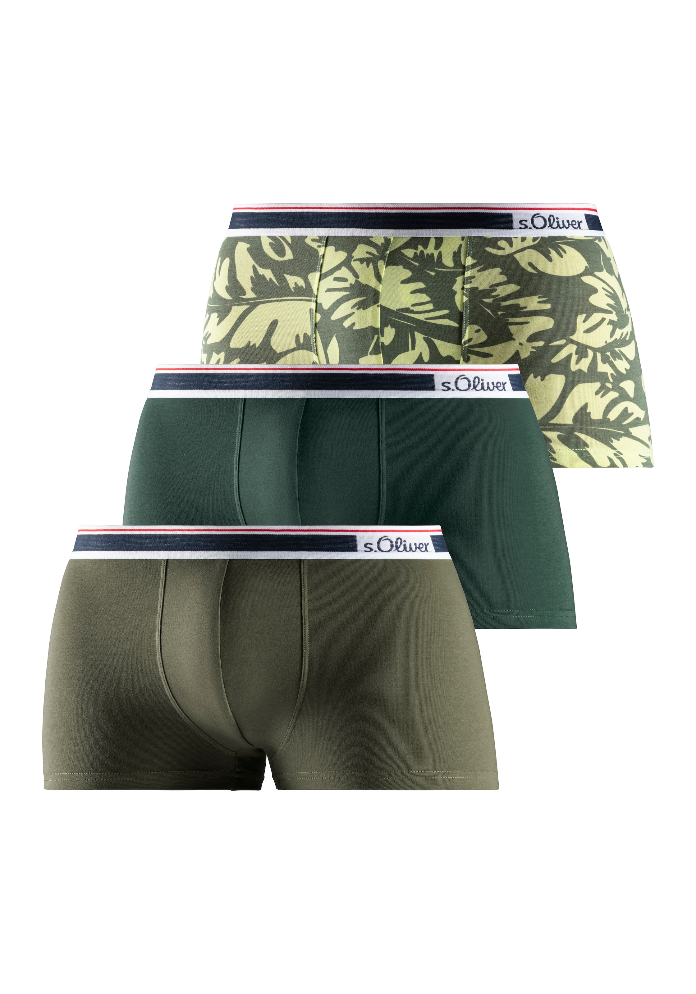 s.Oliver Μποξεράκι σε πράσινο: μπροστά