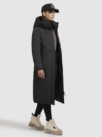 khujo Wintermantel 'Barla' in Zwart
