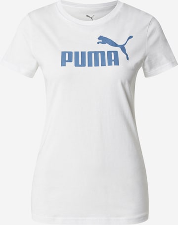 PUMA Performance Shirt 'ESS No. 1' in White: front