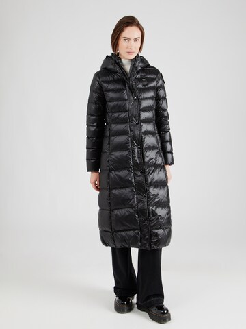 Blauer.USA Mantel in Schwarz: Vorderseite