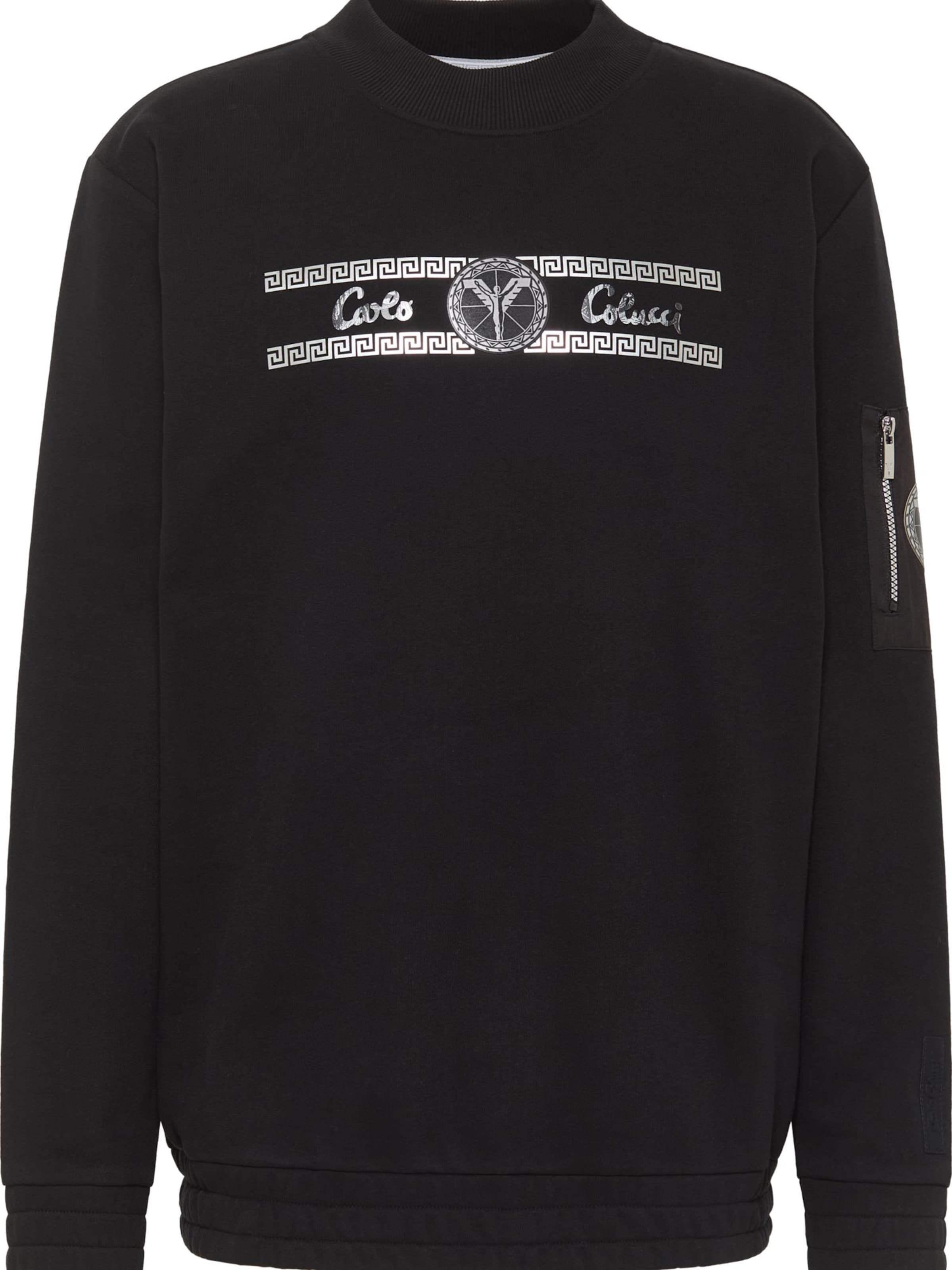 Carlo Colucci Sweatshirt 'Di Stasio' in Black: front