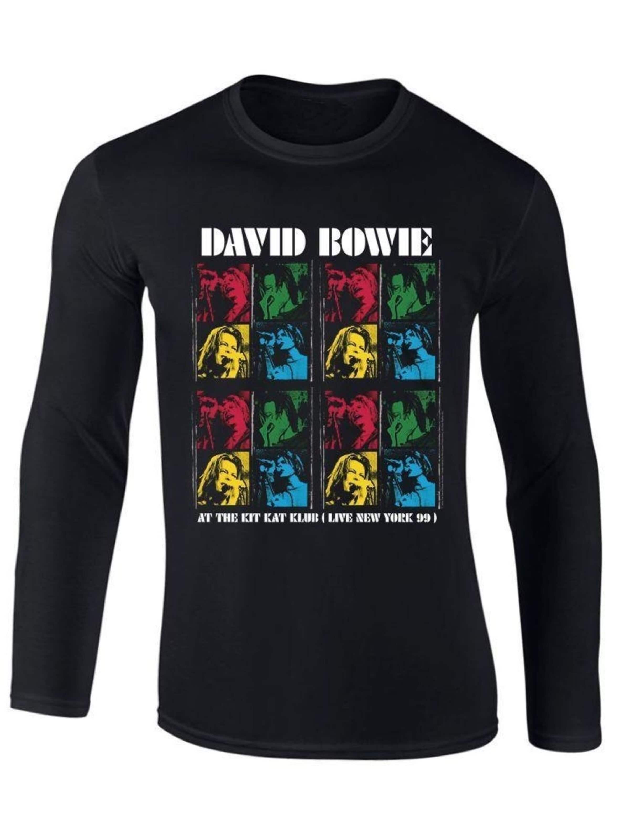 Rockshirts Shirt 'David Bowie New York Kit Kat Club' in Zwart: voorkant