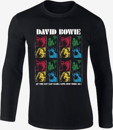 T-Shirt 'David Bowie New York Kit Kat Club' Rockshirts en noir : devant