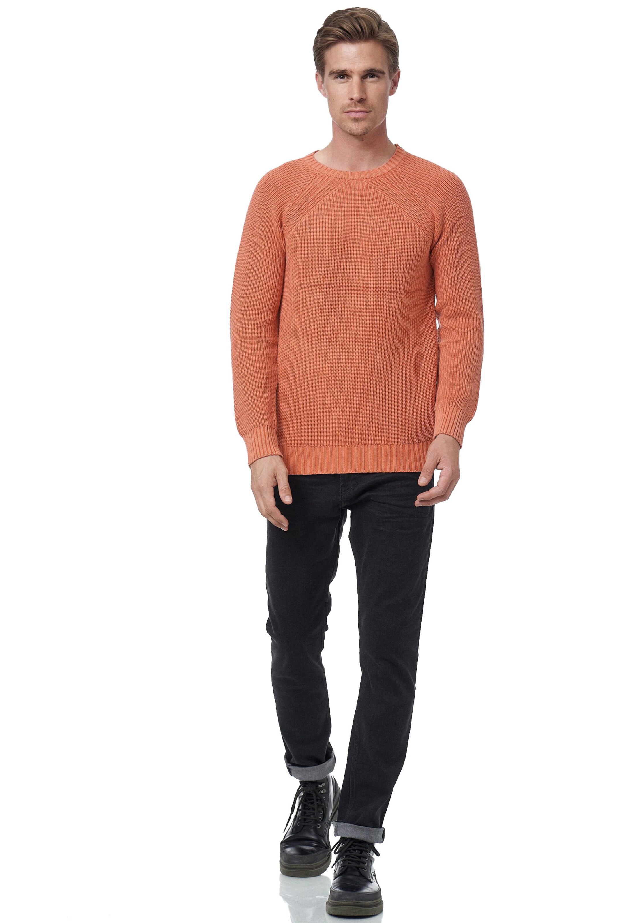 Rusty Neal Strickpullover in Orange