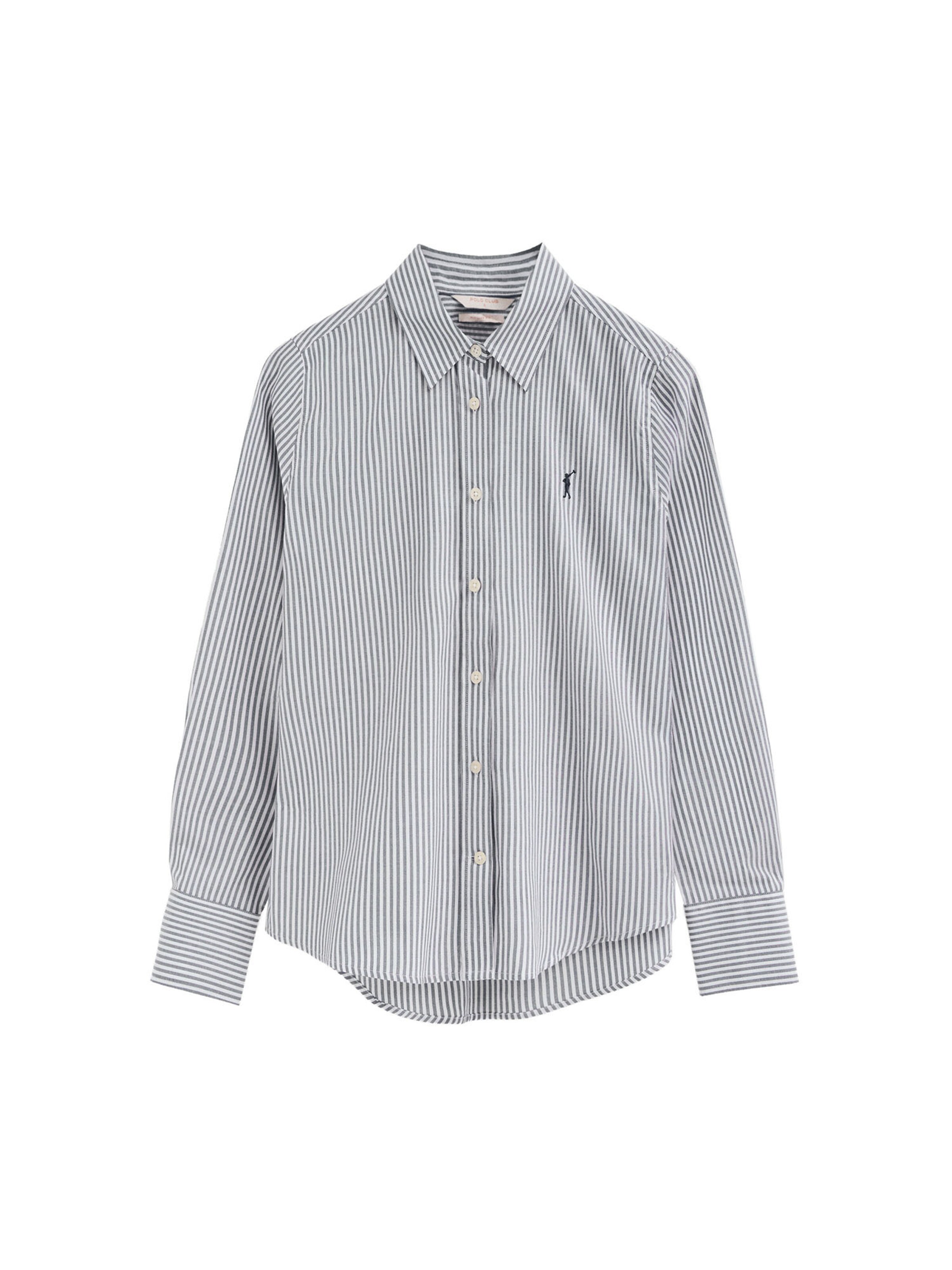 Polo Club Bluse in Blau: Vorderseite