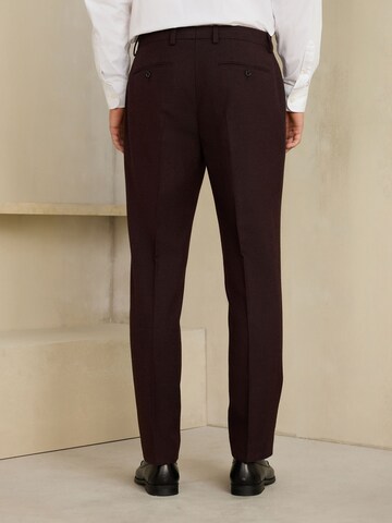 Coupe slim Pantalon à pince Next en rouge