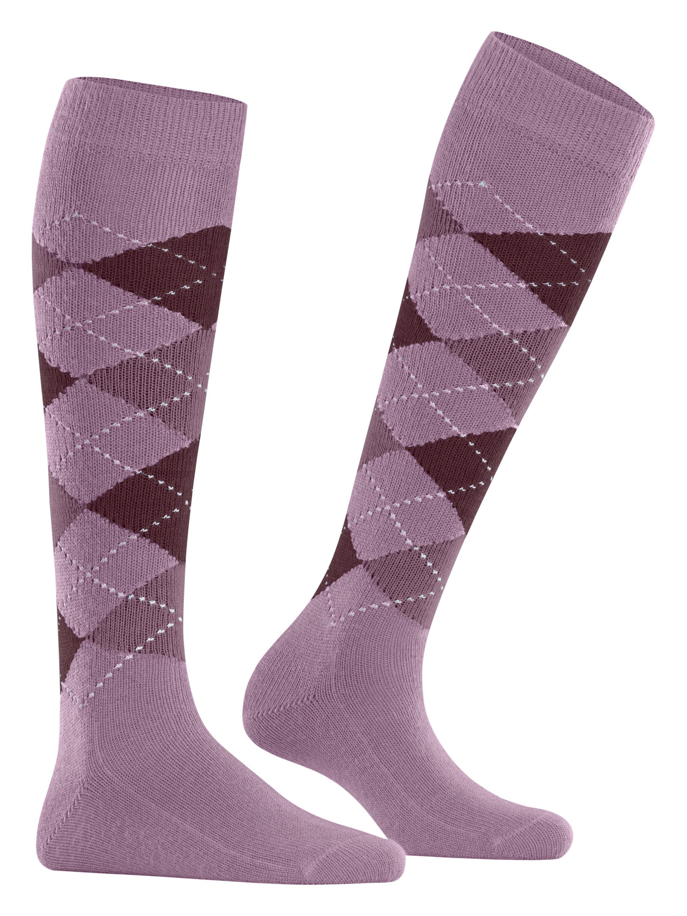 BURLINGTON Over the Knee Socks 'Whitby' in Blue: front