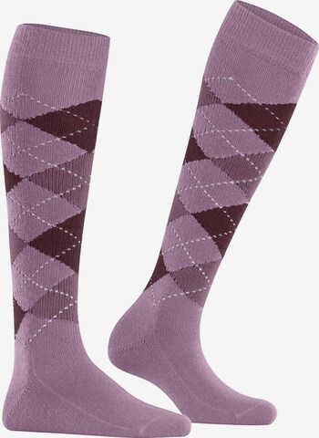 BURLINGTON Over the Knee Socks 'Whitby' in Blue: front