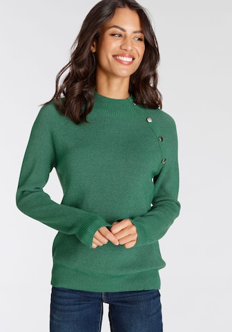 LAURA SCOTT Sweater in Green: front