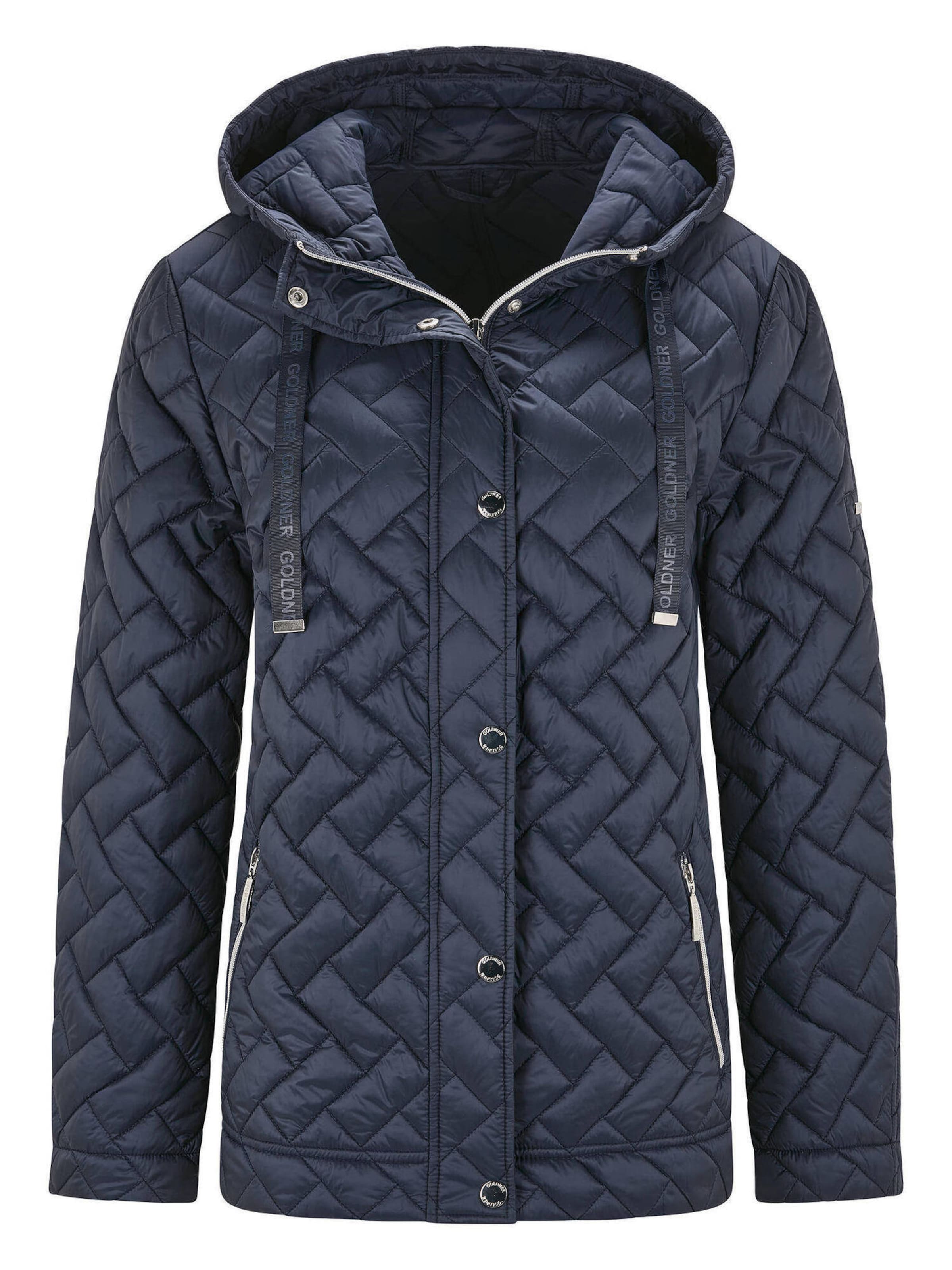 Goldner Tussenjas in Blauw: voorkant