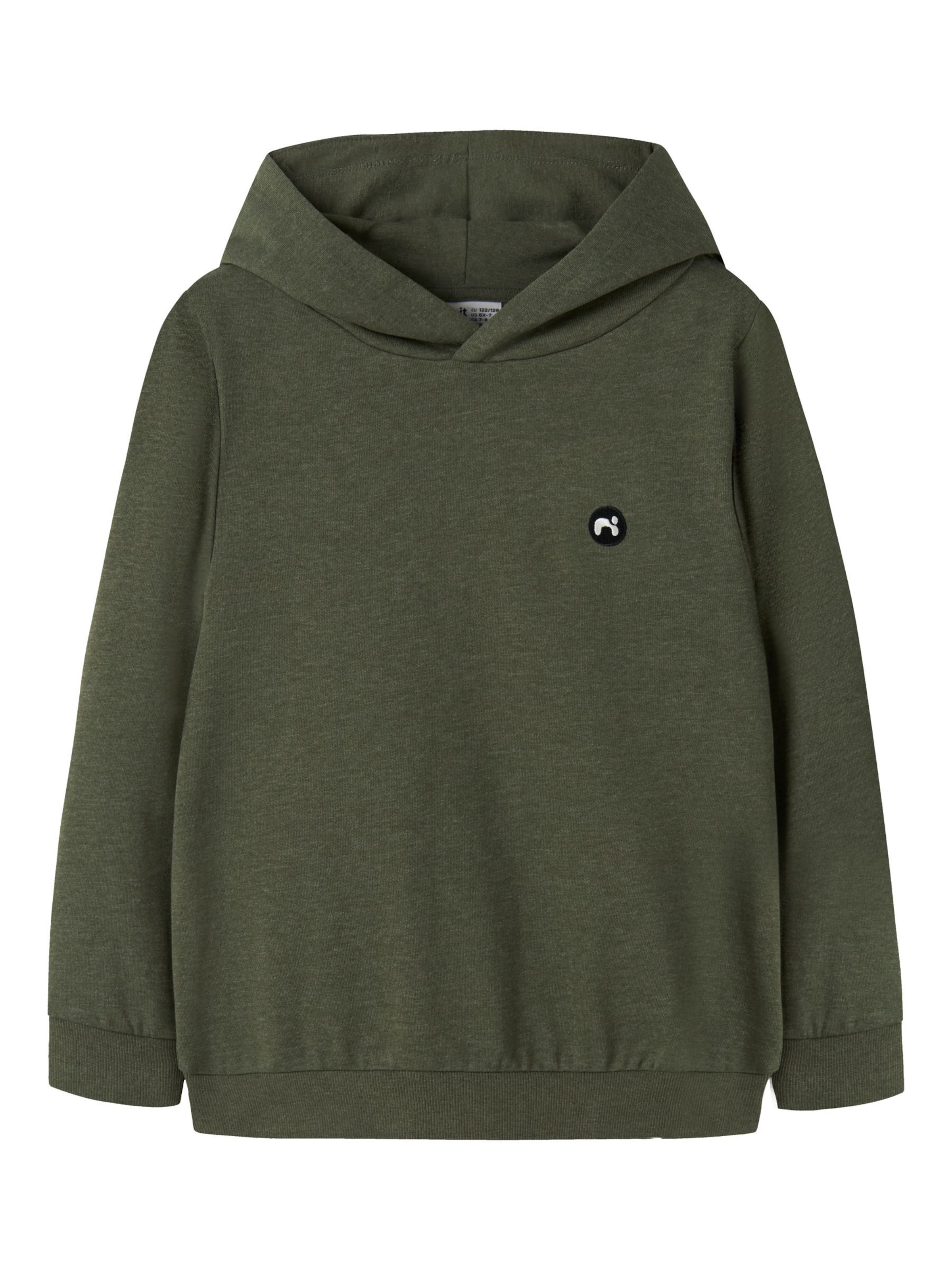 NAME IT Sweatshirt 'NKMVimo' i grøn: forside