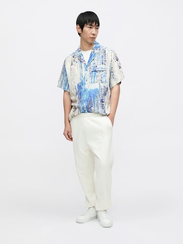 Carlo Colucci Loosefit Hose 'Fattor' in Weiß