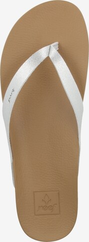 REEF T-Bar Sandals 'Cushion Bounce Court ' in Silver