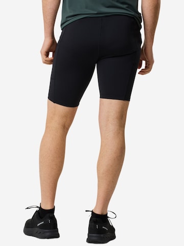 SWEDEMOUNT Skinny Sportbroek 'Core' in Zwart