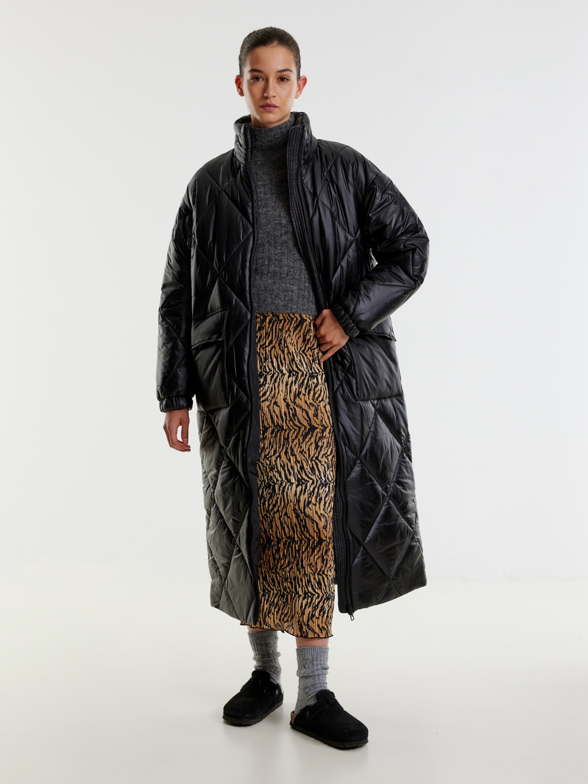 EDITED Productos Abrigo de invierno 'Tine' negro