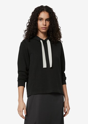 Marc O'Polo Sweatshirt in Zwart: voorkant