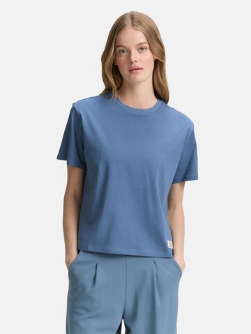 TOM TAILOR DENIM Shirt in Blue: front