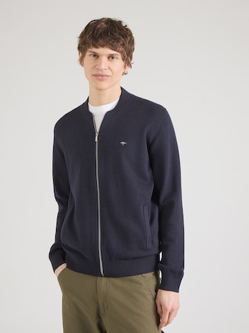 Geacă tricotată de la FYNCH-HATTON pe albastru: față