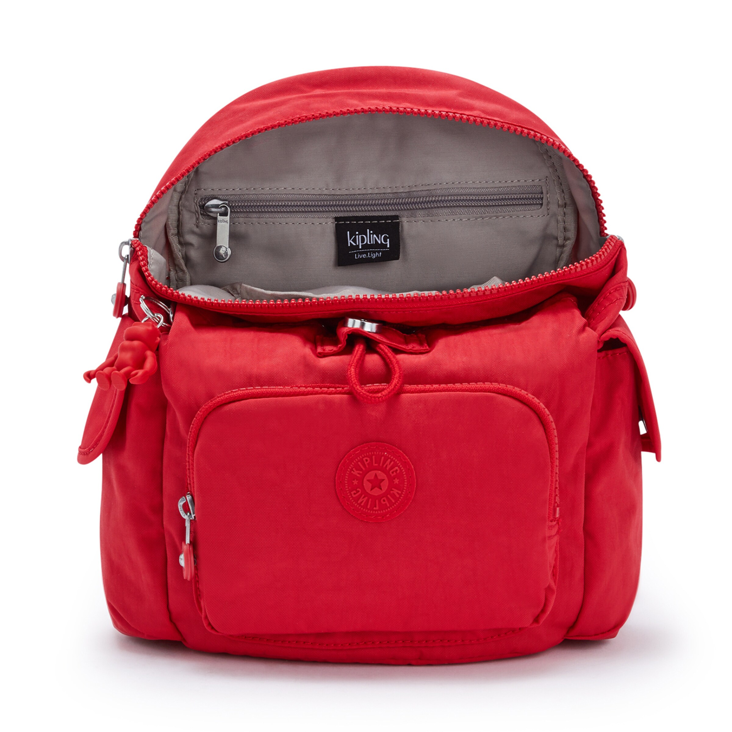 KIPLING Seljakott 'CITY PACK MINI', värv punane
