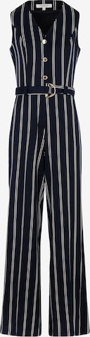 Tuta jumpsuit 'POKER.F' di Morgan in blu: frontale
