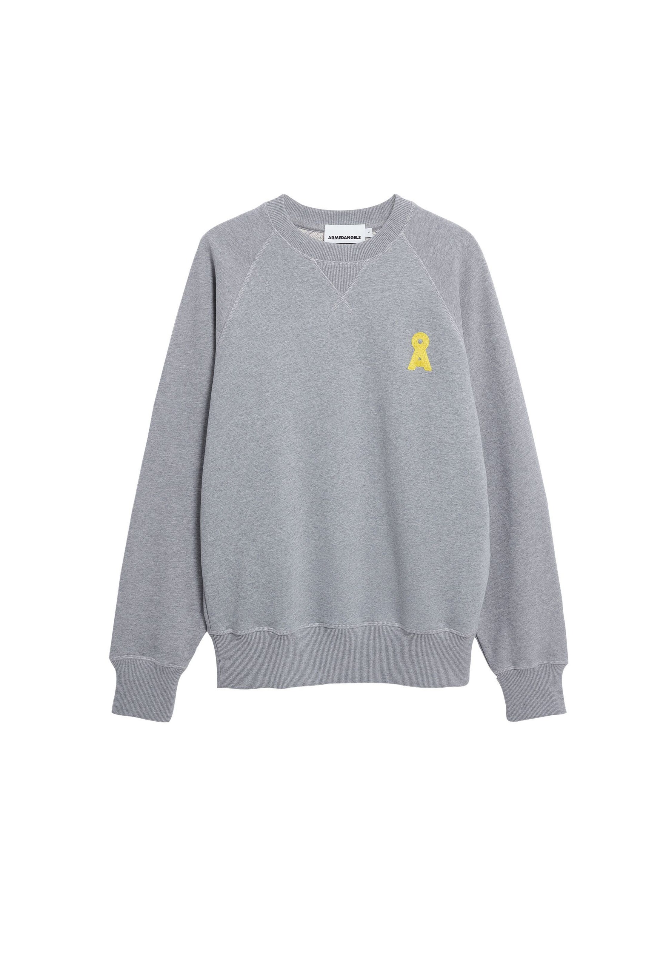 ARMEDANGELS Sweatshirt in Grey: front