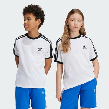 ADIDAS ORIGINALS Shirt 'Adicolor' in Wit: voorkant