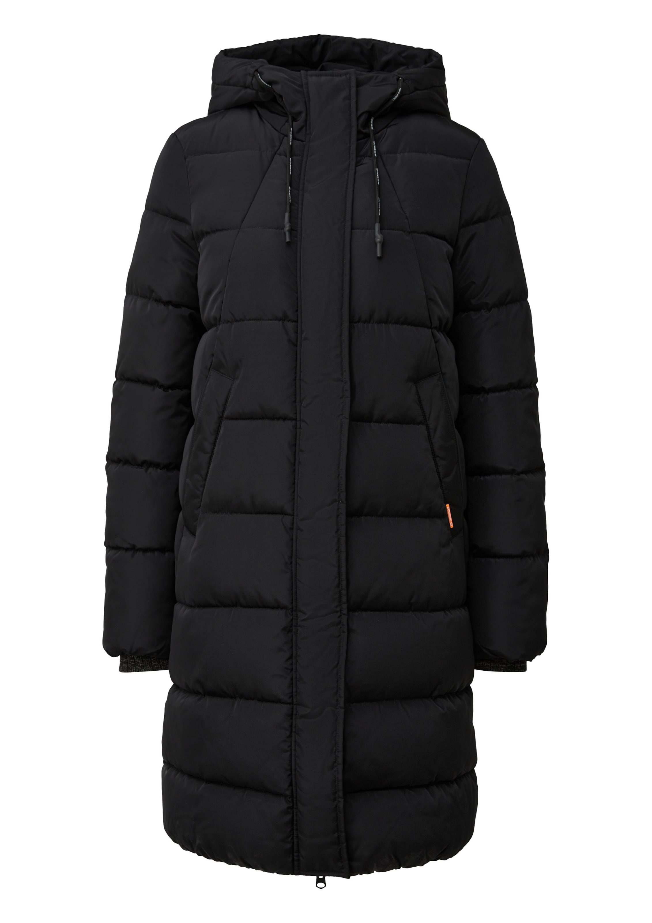 juoda QS Žieminis paltas: priekis