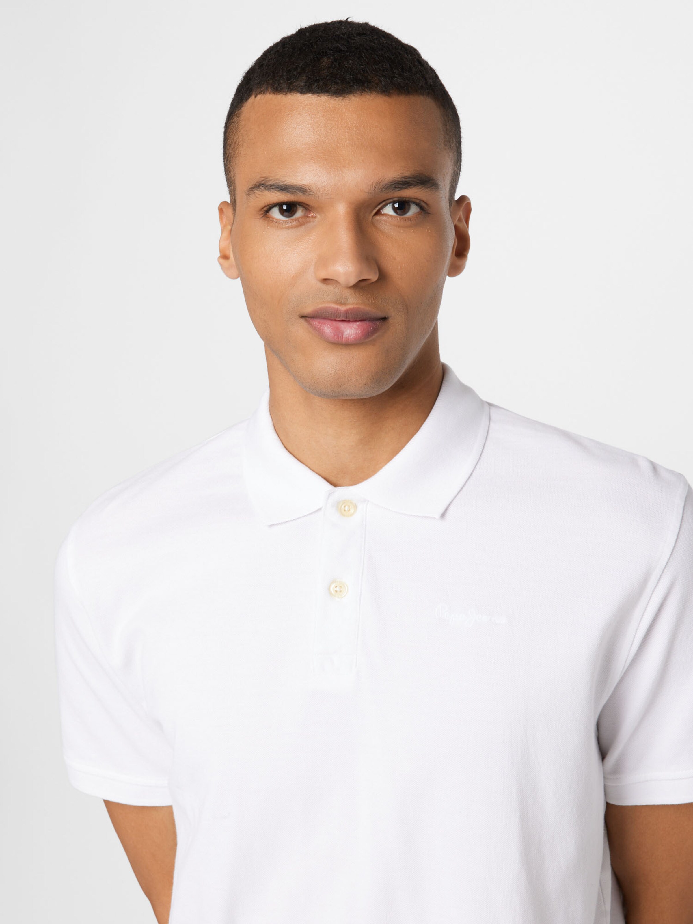 Vêtements T-Shirt Vincent Pepe Jeans en Blanc Cassé 