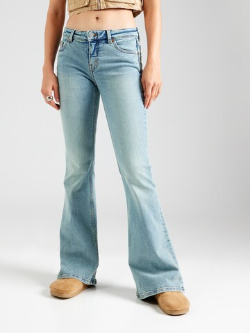 Monki Flared Jeans in Blue: front