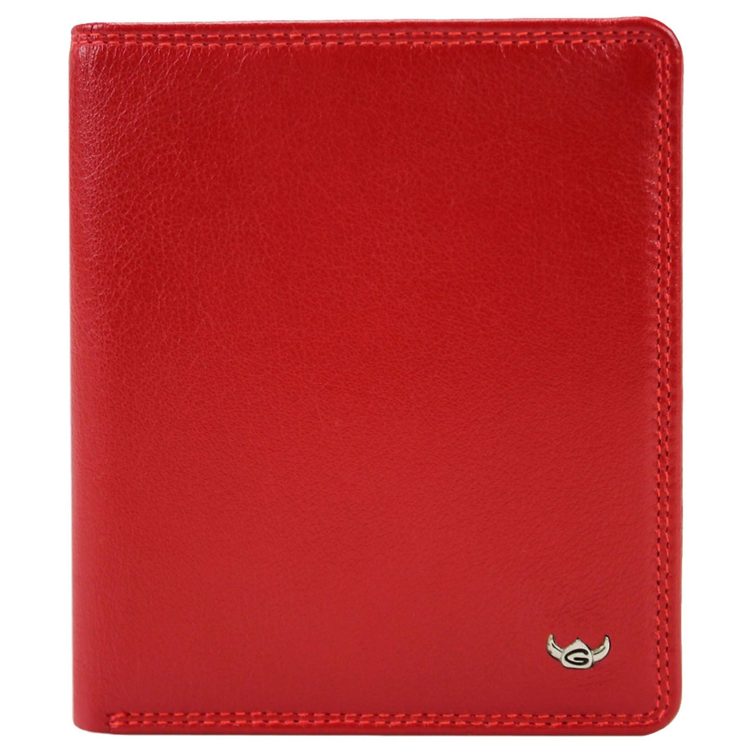 GOLDEN HEAD Wallet 'Polo' in Red: front