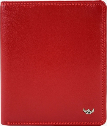 GOLDEN HEAD Wallet 'Polo' in Red: front