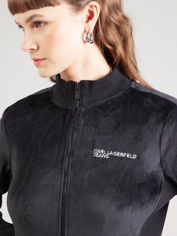KARL LAGERFELD JEANS Sweatjacke in Schwarz