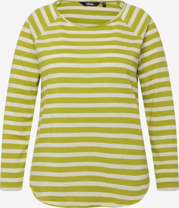 Ulla Popken Shirt in Groen: voorkant