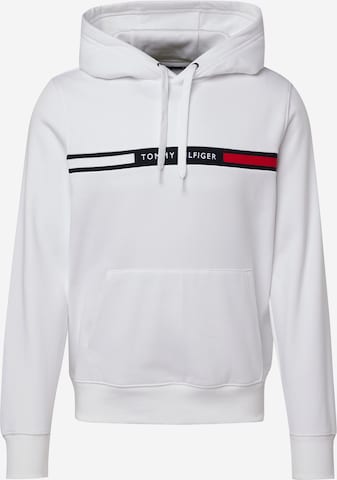Sweat-shirt TOMMY HILFIGER en blanc : devant